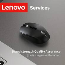 Ratón inalámbrico USB Lenovo N220, operación silenciosa y cómoda, diseño ligero y portátil, adecuado para oficina y computadora de hogar - Ver 3