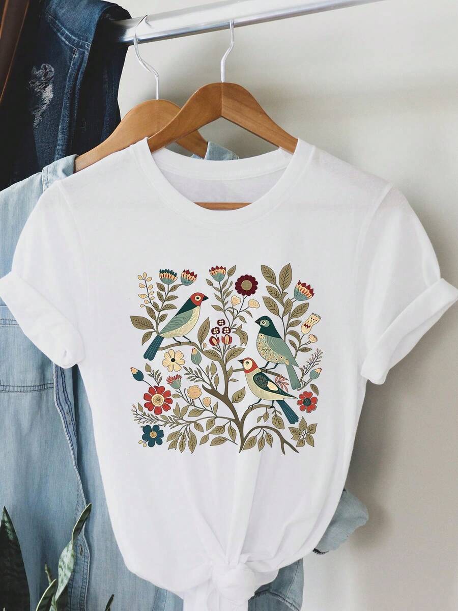 Women T-Shirts - White - View 1