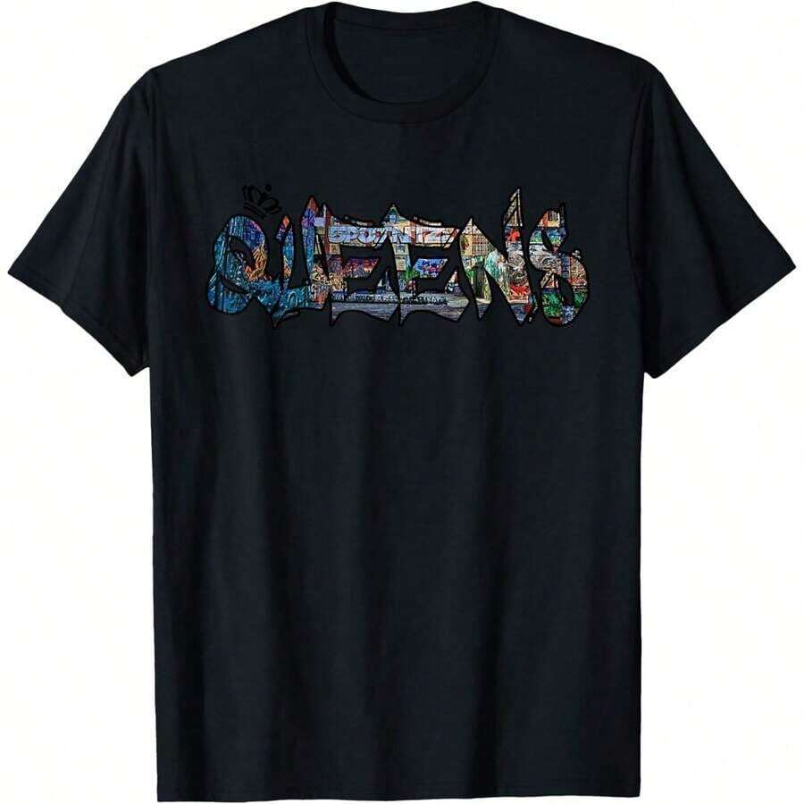 Camiseta de manga corta Quest Fantasy Squad Broccoli Funny Cat 100% Algodón - Negro 2 - Ver 1
