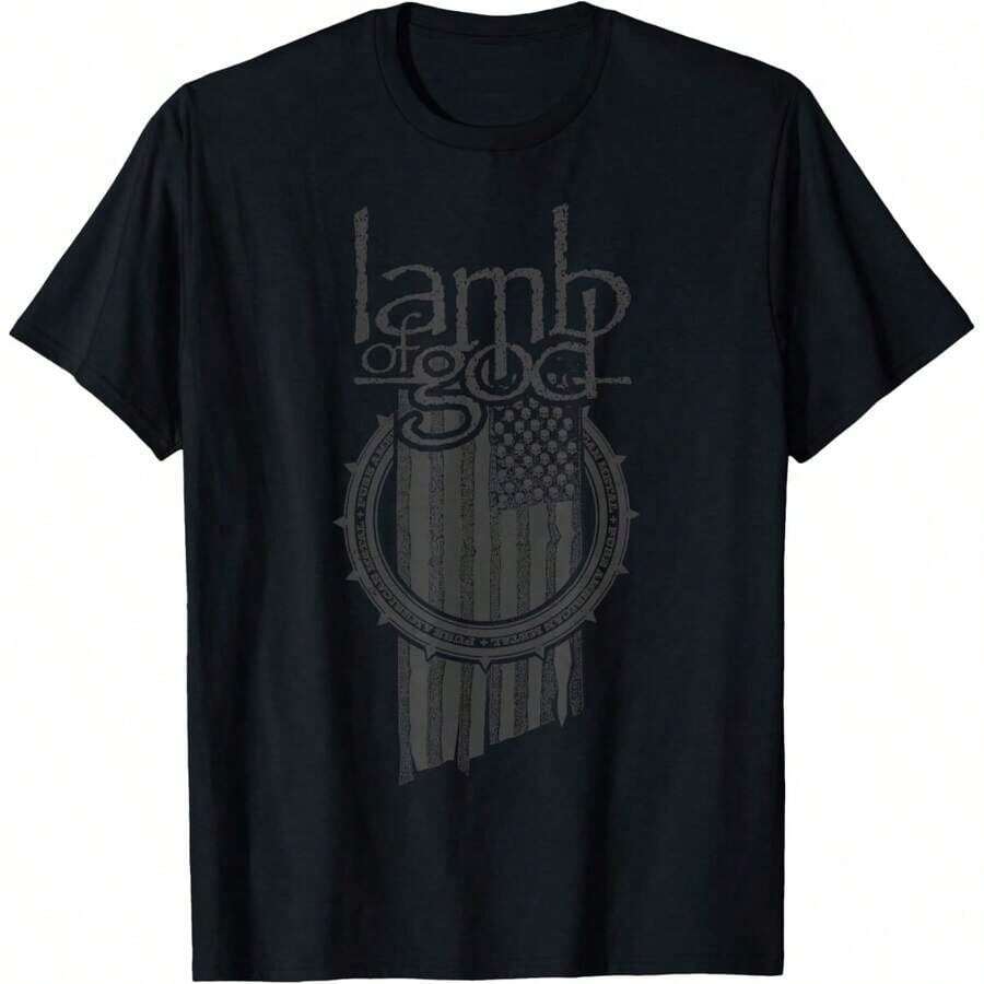 Lamb Of God - Triumvirate Short Sleeve T-Shirt 100% Cotton - 黑色 16 - 查看 1