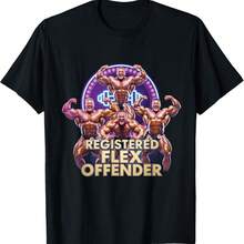 Meme Bodybuilder Adult T-Shirt - Black - View 1