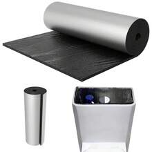 Revestimiento Impermeable Autoadhesivo para Tanque de Inodoro 100x40cm, Alfombrilla Anticondensación para Protección de Baño, Bañera, Ducha y Lavabo - A - Ver 2