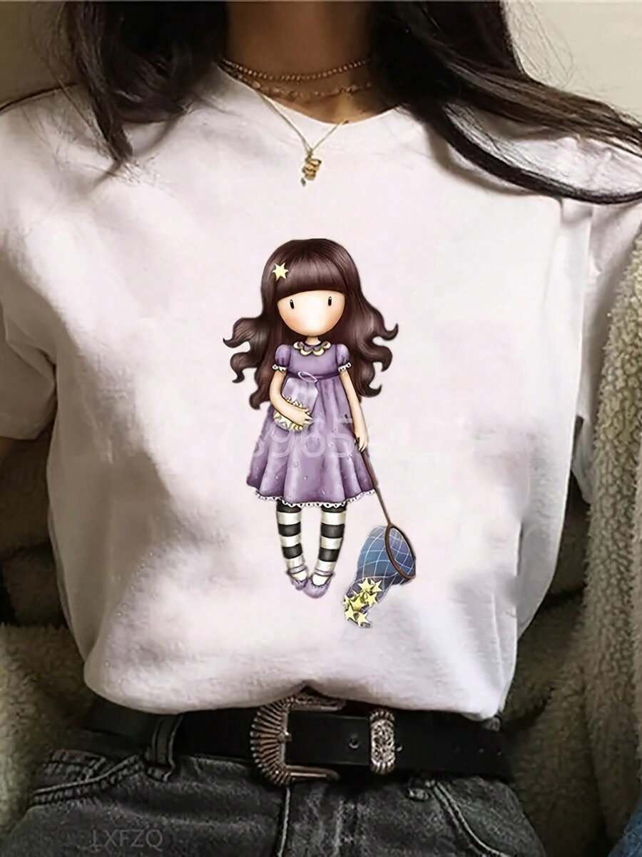 Men's T-Shirt Gorjuss Anime Funny New Popular Loose And Comfortable - Banc - View 1