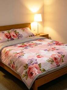 1pc Ultra-Soft Cooling Comforter - Lightweight All-Season Bedding With Fashionable Plaid Pattern, Machine Washable For Single/Double Bed, Hotel, Camping And Home Decor, Hotel-Grade Luxury Bedding | Modern Quilting Design - Multicolor - View 10