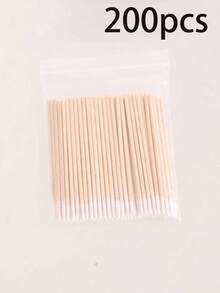 100/200/300/500支双头卸甲棒，小型双头眉妆卸妆工具，约100支/包（1/2/3/5包包装） - 彩色 - 查看 12