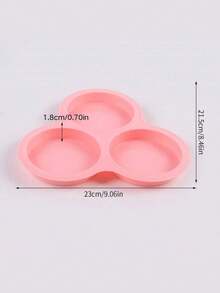 1pc Silicone Air Fryer Egg Pan, Reusable Egg Mold, Non-Stick Air Fryer Baking Tray, 3/4 Cavity Pancake Mold, Suitable For Sandwich, Burger Baking, Air Fryer Accessories - Multicolor - View 7
