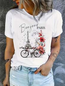 Women T-Shirts - White - View 1