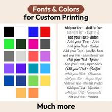 Custom T-Shirts For Men/Women With Image/Text Personalization On The Front And Back. The Perfect Personalized Shirt - Black - View 5