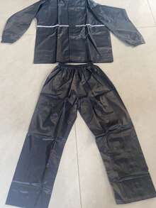 Impermeable separable para adultos, Ropa impermeable para bicicleta eléctrica de Body completo, Conjunto de pantalones impermeables para construcción/pesca, Ropa impermeable gruesa para exteriores - Impermeable dividido - Ver 13