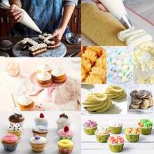 100pcs Thickened Disposable Piping Bags, Suitable For Professional Baking, Cake Making, Cake Decoration, Cupcakes, Frosting And Heavy Cream Frosting - White - View 9
