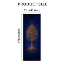 1 tấm thảm yoga 71*22 inch, nhiều lựa chọn họa tiết, chống trơn trượt và bền, cực rộng và dày, phù hợp cho tập luyện yoga tại nhà và cho người mới bắt đầu. - Nhiều màu - Xem 12