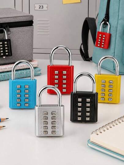 1pc Wire Rope 3 Digit Combination Lock, Suitcase Password Padlock Cable Padlock Small Password Lock Set, Digit Password Combination Padlock, Suitcase Luggage Metal Code Lock, Mini Anti-Theft Locks Drawer Lock Hardware, Your Own Combination Lock Password Combination Padlock Suitcase Luggage Metal Code Lock Mini Coded Keyed Home, School Gym Locker, Sports Locker.Fence, Toolbox Travel Essentials Vacation Summer Holiday Back To School Mini Travel Products