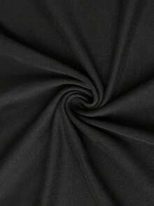 Camiseta de mujerCamiseta de manga corta para mujer con estampado de letras negras y estrellas, diseño versátil de corte holgado y ajustado con cuello redondo, ideal para de verano.Cómoda y ligera - Negro - Ver 5
