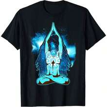 Short-Sleeved T-Shirt By Pusuraito, 100% Cotton - 黑色 20 - 查看 6
