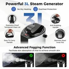 GOFLAME Single Person Steam Sauna Full Body Sauna Tent With Remote Control Foot Massager And Foldable Chair - UK Plug(220-240V) - View 7