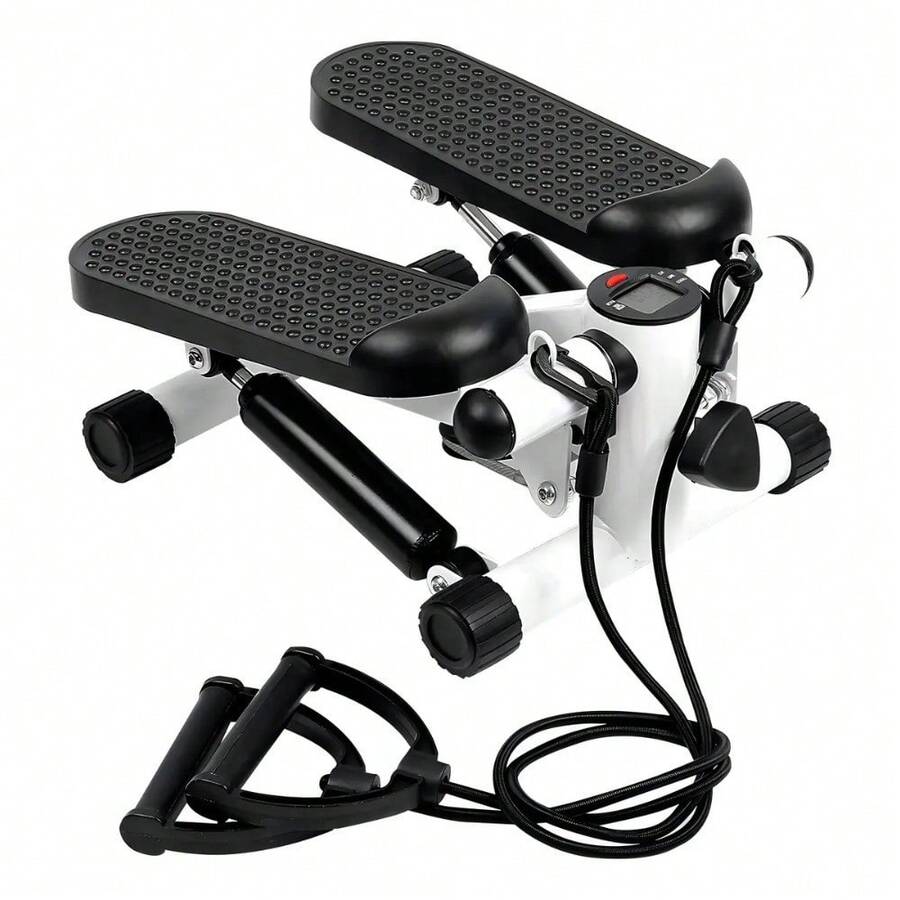 Mini Escaladora Portátil Pantalla Lcd Con Bandas Resistencia - Negro - Ver 1