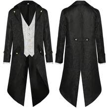 Men Cosplay Clothing - 2312157禮服外套酒紅 - 查看 8