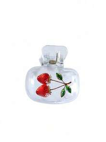 2pcs Strawberry Shaped Toothbrush Holder - Cute Design Travel & Home Storage Box With Transparent Cover, Compact Portable Design For Easy Carrying, Protect Toothbrush Head, Dual Drainage And Ventilation, Suitable For Home, Dorm And Travel | Adorable Toothbrush Head Storage Box, Ideal For Bathroom Organization, Fit For Home And Dorm Use - Multicolor - View 16