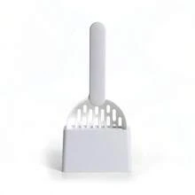 Plastic Cat Litter Scoop With Base, Self-Cleaning Cat Litter Box Scoop, Kitten Toilet Cleaning Tool, Cat Supplies - Multicolor - View 8