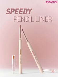 Peripera K-Beauty SPEEDY PENCIL LINER 膠/凝膠眼線筆 2mm細筆尖 濃郁高顯色 絲滑奶油質地 不易斷 長效持妝 霧面 防水防汗 日系韓系日常彩妝 - #05 Under Rosy - 查看 10