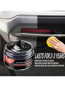 KineShineX Keo sửa chữa vết xước ô tô đa năng, dùng cho nội thất xe, bảng điều khiển trung tâm, ghế da, lốp xe, ngăn ngừa phai màu, keo bảo dưỡng xe, ngăn ngừa oxy hóa và ố vàng, keo tạo màu cho lốp, giúp xe trông như mới, phụ kiện thiết yếu cho các đại lý ô tô, sơn sửa chữa vết xước ô tô. Kèm theo một miếng bọt biển dày/mỏng ngẫu nhiên. - A - Xem 15