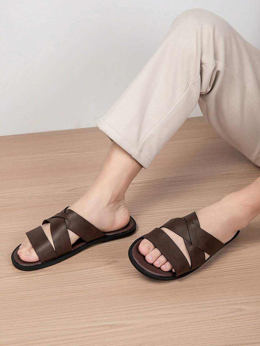 2026 Beach Party Slippers For Men, New Summer Casual Strap Soft Bottom Slippers, Fashion