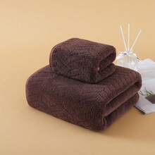 Ultra-Soft Coral Fleece Bathroom Towel Set, Super Absorbent, Non-Shedding, Quick-Drying And Lightweight, Ideal For Bathroom, Hotel, Spa - Multicolor - View 28