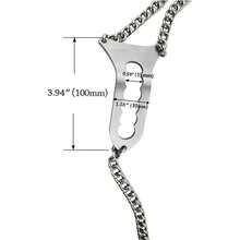 Women's Metal Stainless Steel Invisible Chastity Belt Chastity Pants Lock Chastity For Women, Sex Bondage SM Kit Restraints Set Lock Pants Metal Chain Underwear For Woman - one-size - View 4