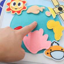 Baby's Early Cloth Book, Enhance Baby's Cognitive Ability, Colorful Cloth Book - Captivating Visual And Auditory Training With Cartoon Animal Tails, Soft Polyester, Children's Learning Toy, Durable Anti-Tear Waterproof Early Education Cloth Book, Stimulate Baby's Tactile And Visual Cognitive Awakening, Suitable For Christmas, Birthday And Other Holiday Gifts! - Multicolor - View 10