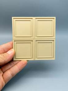 Non-Wooden DOLLHOUSE Ceiling Trim, Eaves Wall Corner Decorative Strips, Miniature Ceiling Wall Baseboard, DIY Mini Decor & Renovation Materials, European Style Architecture Tools Accessories - Multicolor - View 7