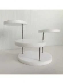 3-Tier/12-Tier Acrylic Jewelry Display Stand, Rings & Earrings Holder, Mini Figurine Display Rack, Transparent Jewelry Display Shelf - Multicolor 2 - View 21