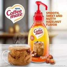 Nestle' Nestle Coffee Mate Coffee Creamer, French Vanilla, Concentrated Liquid Pump Bottle, Non Dairy, No Refrigeration, 50.7 Fl Oz (Pack Of 2) - Hazelnut - View 2