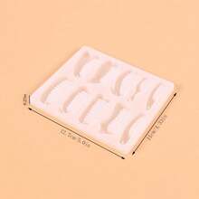 1 khuôn silicon dùng để tự làm đồ thủ công bằng nhựa, thạch cao, trang sức, mặt dây chuyền lược cài tóc. - Hình chữ nhật - Xem 5