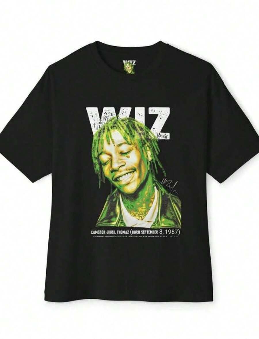 Unisex kortärmad T-shirt, retroporträtt vintage T-shirt, Rap Legend Tee, Hip Hop-fan-gåva, retro rapperskjorta – kan ges som present till familjemedlemmar – tryckt T-shirt för dam/herr, 220g, 100% bomull, rundhalsad, avslappnad, kortärmad för dam/herr, retro mode streetwear för dam/herr, lämplig för alla årstider, vardagskläder, semester – dynamisk collage kortärmad, stilren, lämplig för alla årstider, lättskött för avslappnade affärstillfällen och vardagsliv – sportkläder, fotbollsfan-gåva, sport-T-shirt unisex, för anime-entusiaster, , mjuk bomull, vardagskläder, t-shirt bomull, sommar, y2k-stil, , fars dag, 2000-talsstil, sommartoppar, lättvikt, ventilerande tyg, utomhusnöje, resor & utflykter, - Svart - Visa 1