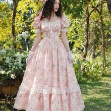 MOD Plus Size White Maxi Lace Ruffled Victorian Vintage Dress, Party Dress, Prom Dress, Exquisite Craftsmanship,Graduation Dress,Birthday Dresses For Women - Multicolor - Ver 1