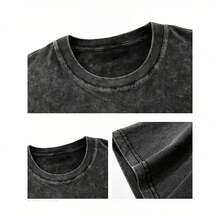 Washed T-Shirt Shirt - Black - View 4