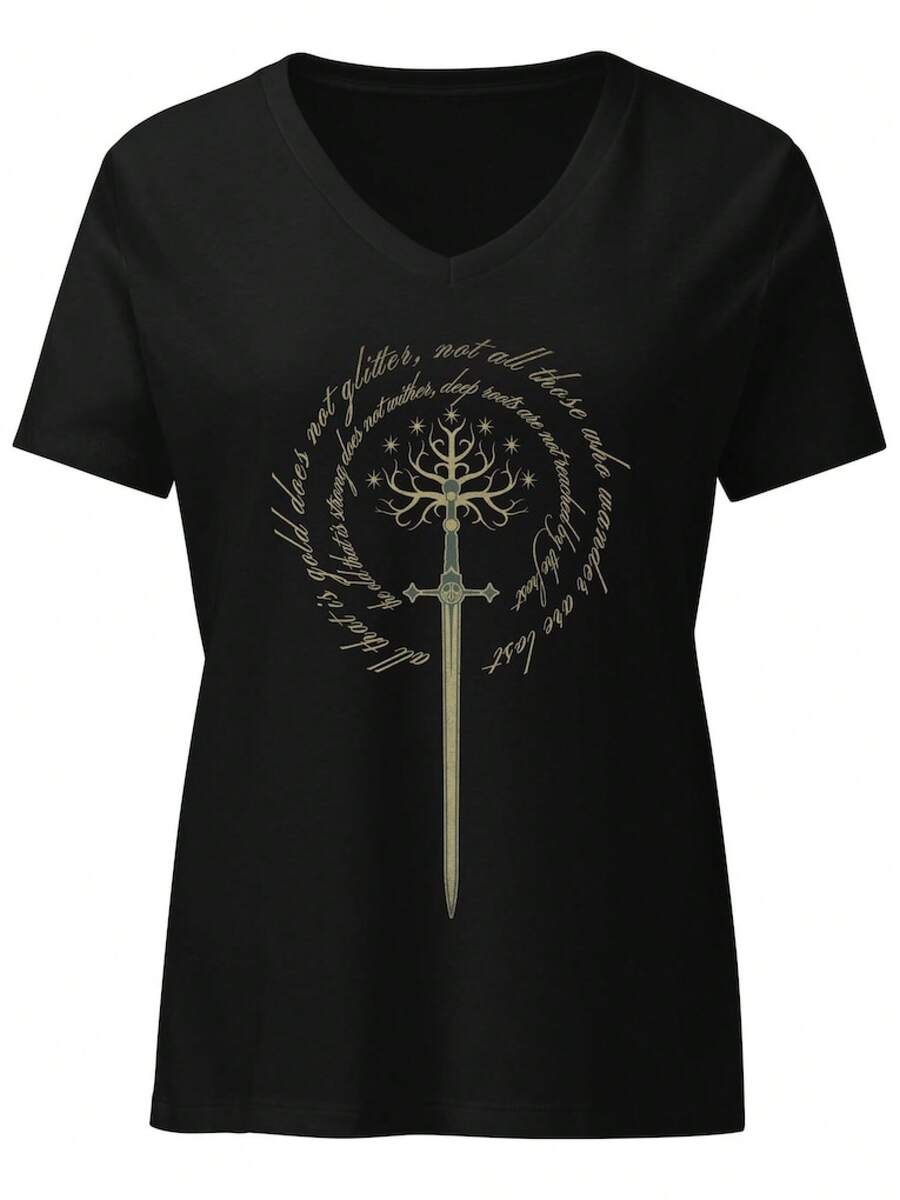 Women T-Shirts - Black - View 1