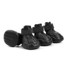For Hot Pavement Outdoor Reflective Dog Strip Design Dog Shoes Animal Sandals Boot Non-Slip Waterproof Dog Booties EVA Pet Shoes - màu xanh nhạt - Xem 7