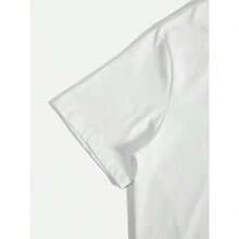 1 pieza de camiseta casual vibrante para mujer - Estampado de letras coloridas "Mañana Será Bonito", cuello redondo, lavable a máquina - Perfecta para primavera y otoño, top para uso diario. |   Camiseta con Diseño Divertido |   Textura Suave S-5XL V6H7180g 100% Algodón - Negro - Ver 8
