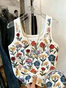 Mejor vendido top ajustado estampado para mujeres - Multicolor 2 - Ver 1