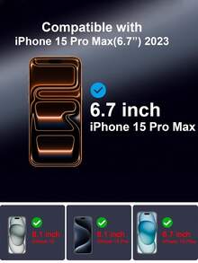 2pcs 17 Pro Max Privacy Tempered Glass Screen Protector, Ultra Clear Transparency, Silk Printed Black Edge, Anti-Glare Eye Protection, Bubble-Free Easy Installation, Compatible With Phone Cases, High Hardness Glass Anti-Peeping, Full Screen Privacy Protection, Suitable For 18Promax/18Pro/18/17 Pro/17/16 Pro Max/16 Pro/16 Plus/16/15/14/13/12/11, Practical Phone Accessory - Black - View 4