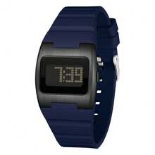 SANDA. SANDA Men's Silicone Strap Digital Display Watch - Multifunctional Waterproof Luminous Everyday Wear Wristwatch - 2214J - View 14