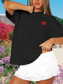 Women T-Shirts - Black - View 4