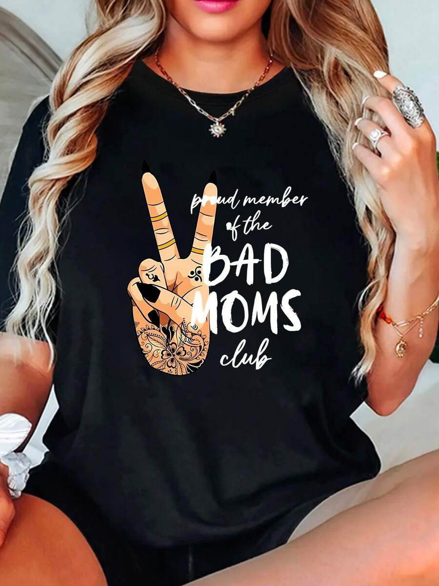 Women T-Shirts - Black - View 1