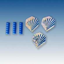 Darts Accessory Set, Includes Dart Flights And Dart Protectors, Suitable For Clubs, Bars, And Darts Practice - Royal Blue - View 3