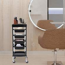 Cleaning Cart & Accessories - Black - View 5