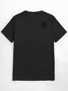Suave Camiseta negra con estampado de corazón de leopardo para mujer - Elegante y moderna, perfecta para cualquier ocasión - Combina con zapatillas blancas y calcetines 'HAPPY' para un look casual y divertido - Ideal para salir con amigos o disfrutar en casa - Regalo perfecto para amantes de y el estilo urbanoplayeras de mujer>algodon, blusas para mujer elegante - Negro - Ver 2