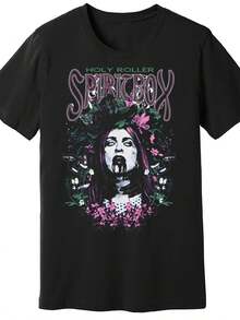 Camiseta unisex Spiritbox Metal Music The Void Eternal Blue, suave, un artículo de moda casual imprescindible para todas las estaciones, versátil para todas las estaciones, asequible para el uso diario y un regalo de Navidad perfecto para fans y amigos. Adecuada para fiestas y uso diario, perfecta para vacaciones y tiempo de juego, ideal para fiestas y vacaciones en familia, estilo urbano, moda moderna, atuendo de fiesta, ropa casual de verano. - Negro - Ver 1