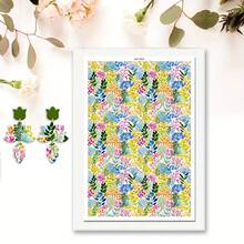 1pc Colorful Flower Leopard Pattern Print Polymer Clay Transfer Paper, Suitable For Creating Jewelry, Earrings, Transfer Paper DIY Handmade Mold - 1Pc - View 44