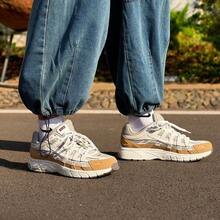 Giày chạy bộ đường dài Nike P-6000 phiên bản Tết Nguyên Đán, dòng "Unbridled", thoải mái và thoáng khí, dành cho nam, màu xám/nâu. - màu nâu xám - Xem 4
